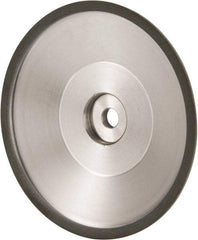 Made in USA - 6" Diam, 1-1/4" Hole Size, 1" Overall Thickness, 150 Grit, Type 12 Tool & Cutter Grinding Wheel - Very Fine Grade, Diamond - Industrial Tool & Supply