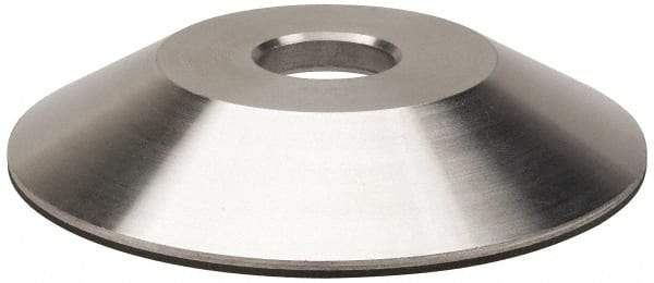 Made in USA - 6" Diam, 1-1/4" Hole Size, 1" Overall Thickness, 150 Grit, Type 12 Tool & Cutter Grinding Wheel - Very Fine Grade, Diamond - Industrial Tool & Supply