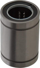 Thomson Industries - 25mm ID, Closed Linear Bearing with Two Integral Wipers - 1.57" Overall Height, 40mm OD - Industrial Tool & Supply