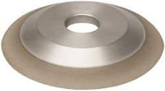 Made in USA - 6" Diam, 1-1/4" Hole Size, 3/4" Overall Thickness, 100 Grit, Type 12 Tool & Cutter Grinding Wheel - Fine Grade, Diamond - Industrial Tool & Supply