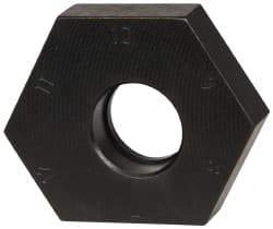 Mitee-Bite - 7 to 12mm Hex, 1/2-13 Stud Thread, Irregular Hex Clamp - 0.394" Hex Height, 4,000 Lb Holding Force, 1" Thread Length, 65 Ft/Lb Torque - Industrial Tool & Supply