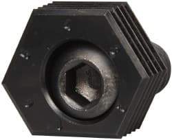 Mitee-Bite - 1 to 6mm Hex, 1/2-13 Stud Thread, Irregular Hex Clamp - 0.394" Hex Height, 4,000 Lb Holding Force, 1" Thread Length, 65 Ft/Lb Torque - Industrial Tool & Supply