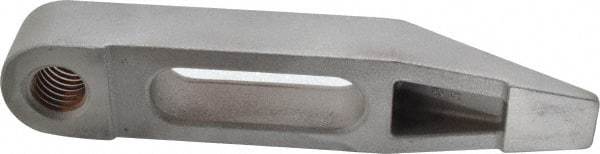 Mitee-Bite - 5/8-11 Stud, Stainless Steel, Plain Strap Clamp - 1-1/2" Travel, 6" OAL x 1.2" Wide x 0.8594" High, Tapered Nose - Industrial Tool & Supply