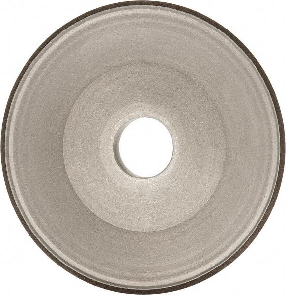 Made in USA - 6" Diam, 1-1/4" Hole Size, 3/4" Overall Thickness, 100 Grit, Type 15 Tool & Cutter Grinding Wheel - Fine Grade, Diamond - Industrial Tool & Supply