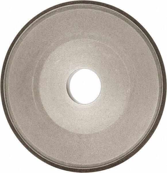 Made in USA - 6" Diam, 1-1/4" Hole Size, 3/4" Overall Thickness, 150 Grit, Type 15 Tool & Cutter Grinding Wheel - Very Fine Grade, Diamond - Industrial Tool & Supply