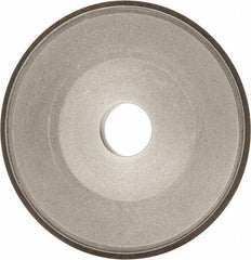 Made in USA - 6" Diam, 1-1/4" Hole Size, 3/4" Overall Thickness, 150 Grit, Type 15 Tool & Cutter Grinding Wheel - Very Fine Grade, Diamond - Industrial Tool & Supply