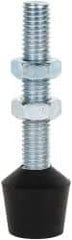 De-Sta-Co - 1/2-13 Carbon Steel Cap Tip Clamp Spindle Assembly - 69.34mm Thread Length, 98.3mm OAL, Flat Tip Cap, 1.18" Tip Surface Diam, Use with Toggle Clamps - Industrial Tool & Supply