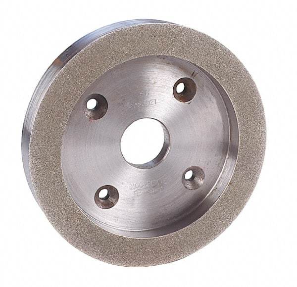 Made in USA - 6" Diam, 1-1/4" Hole Size, 1" Overall Thickness, 100 Grit, Tool & Cutter Grinding Wheel - Coarse Grade, Diamond - Industrial Tool & Supply