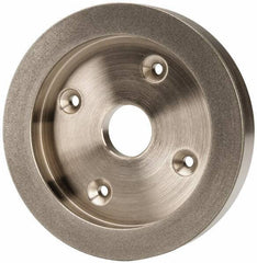 Made in USA - 6" Diam, 1-1/4" Hole Size, 1" Overall Thickness, 220 Grit, Tool & Cutter Grinding Wheel - Fine Grade, Diamond - Industrial Tool & Supply