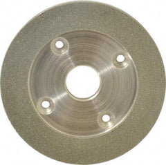 Made in USA - 6" Diam, 1-1/4" Hole Size, 3/4" Overall Thickness, 100 Grit, Tool & Cutter Grinding Wheel - Coarse Grade, Diamond - Industrial Tool & Supply