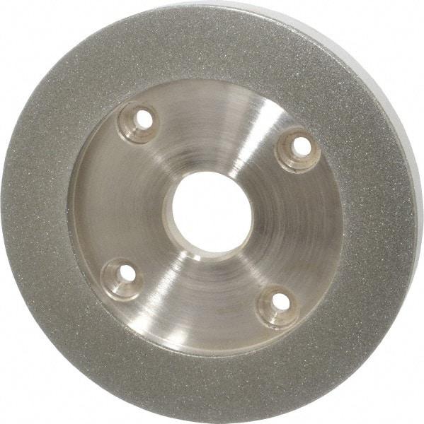 Made in USA - 6" Diam, 1-1/4" Hole Size, 3/4" Overall Thickness, 150 Grit, Tool & Cutter Grinding Wheel - Medium Grade, Diamond - Industrial Tool & Supply