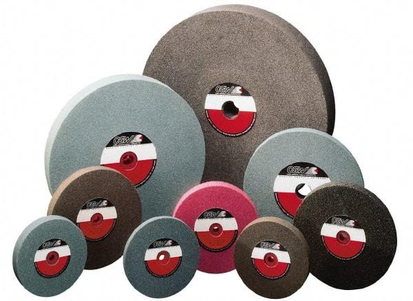 Camel Grinding Wheels - 24 Grit Aluminum Oxide Bench & Pedestal Grinding Wheel - 10" Diam x 1-1/4" Hole x 1-1/2" Thick, 2483 Max RPM, Q Hardness, Very Coarse Grade , Vitrified Bond - Industrial Tool & Supply