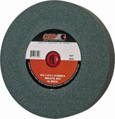 Camel Grinding Wheels - 60 Grit Silicon Carbide Bench & Pedestal Grinding Wheel - 10" Diam x 1-1/4" Hole x 1-1/2" Thick, 2483 Max RPM, I Hardness, Medium Grade , Vitrified Bond - Industrial Tool & Supply