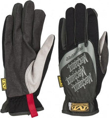 Mechanix Wear - Size 2XL (12) Synthetic Leather General Protection Work Gloves - For Mechanic's & Lifting, Uncoated, Slip-On Cuff, Full Fingered, Black, Paired - Industrial Tool & Supply