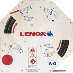 Lenox - 4 TPI, 9' Long x 1/2" Wide x 0.025" Thick, Welded Band Saw Blade - Carbon Steel, Toothed Edge - Industrial Tool & Supply