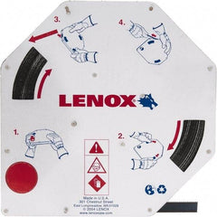 Lenox - 3/8" x 100' x 0.025" Carbon Steel Band Saw Blade Coil Stock - 14 TPI, Toothed Edge, Straight Form, Raker Set, Flexible Back, Constant Pitch, Contour Cutting - Industrial Tool & Supply
