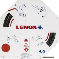 Lenox - 1/4" x 100' x 0.025" Carbon Steel Band Saw Blade Coil Stock - 14 TPI, Toothed Edge, Straight Form, Raker Set, Hard Back, Constant Pitch, Contour Cutting - Industrial Tool & Supply