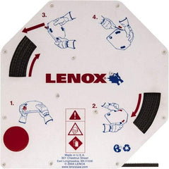 Lenox - 1/4" x 100' x 0.025" Bi-Metal Band Saw Blade Coil Stock - 10 to 14 TPI, Toothed Edge, Modified Raker Set, Flexible Back, Variable Pitch, Contour Cutting - Industrial Tool & Supply