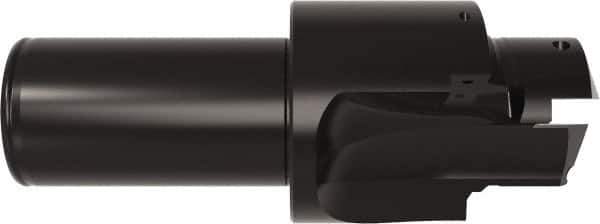 Allied Machine and Engineering - AND10050, MS 33649, SAE AS5202 Standard, 1-5/8-12, 20 Tube Dash Number, 60° Porting Angle, 1.648" Pilot Diam, 1-1/2" Shank Diam, Indexable Spade Blade Insert Porting Tool - 2 Porting Inserts, 5-7/8" Overall Length - Industrial Tool & Supply