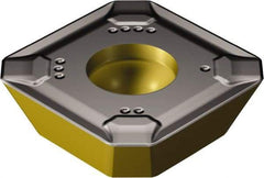 Sandvik Coromant - R24512T3 KL Grade 3220 Carbide Milling Insert - TiCN/Al2O3/TiN Finish, 5/32" Thick, 13.4mm Inscribed Circle, 1.5mm Corner Radius - Industrial Tool & Supply