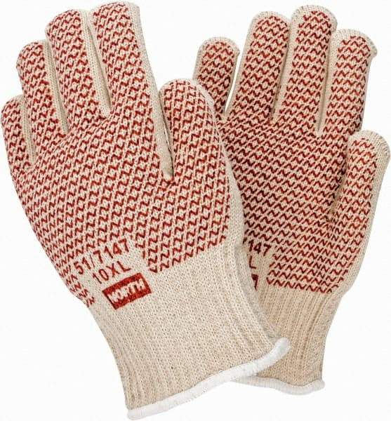 North - Size Universal Cotton Lined Hot Mill Glove - Continuous Knit Cuff - Industrial Tool & Supply