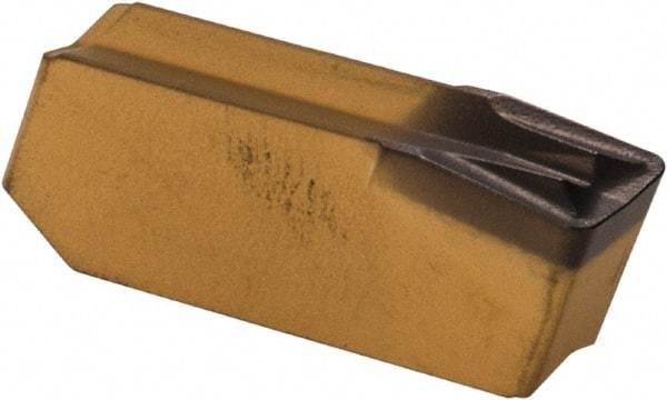 Iscar - 406GIMF Grade IC8250, 4mm Cutting Width Carbide Grooving Insert - 2.4mm Max Depth of Cut, Neutral, 0.6mm Corner Radius, TiCN/Al2O3/TiN Finish - Industrial Tool & Supply