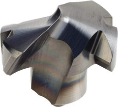 Kennametal - Series KenTIP, 20.5mm Diam Grade KC7410 140° Replaceable Drill Tip - Carbide, AlCr Finish, Y Seat Size - Industrial Tool & Supply