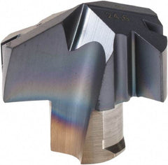 Iscar - Series ICP, 0.969" Diam Grade IC908 140° Replaceable Drill Tip - Carbide, TiAlN Finish, 24 Seat Size, Through Coolant - Industrial Tool & Supply