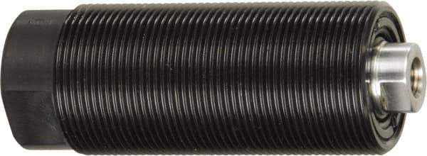 Enerpac - 1.975 Ton, 0.98" Stroke, 0.78 Cu In Oil Capacity, Portable Hydraulic Threaded Cylinder - 0.79 Sq In Effective Area, 3.52" Lowered Ht., 4.5" Max Ht., 1.21875" Plunger Rod Diam, 5,000 Max psi - Industrial Tool & Supply