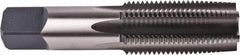 Union Butterfield - 2-8 UNC/UNS 2B 6 Flute Bright Finish High Speed Steel Straight Flute Standard Hand Tap - Bottoming, Right Hand Thread, 7-5/8" OAL, 3-9/16" Thread Length, H6 Limit, Oversize - Exact Industrial Supply