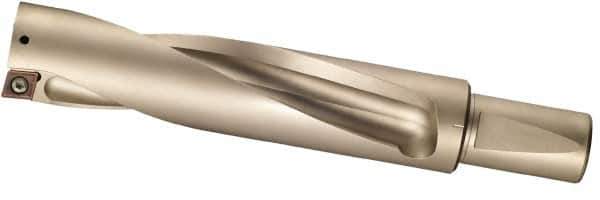Sumitomo - 232mm Max Drill Depth, 4xD, 56mm Diam, Indexable Insert Drill - 2 Inserts, 40mm Shank Diam, Whistle Notch Shank - Industrial Tool & Supply