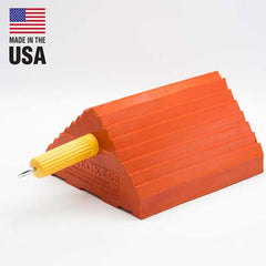 Checkers - Wheel Chocks Width (Inch): 8-1/2 Height (Inch): 5 - Industrial Tool & Supply