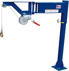 Vestil - 400 Lb Load Capacity, Steel Jib Crane - 3' 13/16" Span - Industrial Tool & Supply