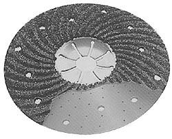Value Collection - 7" Diam, 7/8" Hole, 100 Grit Silicon Carbide Fiber Disc - Industrial Tool & Supply