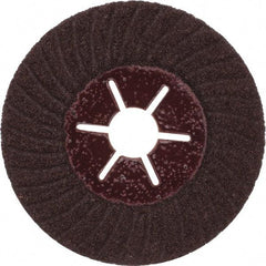 Value Collection - 4-1/2" Diam 7/8" Hole 50 Grit Fiber Disc - Coarse Grade, Aluminum Oxide, 13,300 Max RPM - Industrial Tool & Supply