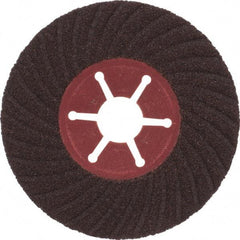 Value Collection - 4-1/2" Diam 7/8" Hole 60 Grit Fiber Disc - Medium Grade, Aluminum Oxide, 13,300 Max RPM - Industrial Tool & Supply