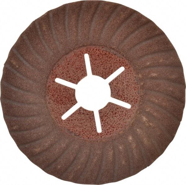 Value Collection - 4-1/2" Diam 7/8" Hole 120 Grit Fiber Disc - Fine Grade, Aluminum Oxide, 13,300 Max RPM - Industrial Tool & Supply