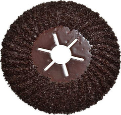 Value Collection - 5" Diam 7/8" Hole 16 Grit Fiber Disc - Very Coarse Grade, Aluminum Oxide, 12,000 Max RPM - Industrial Tool & Supply