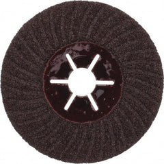 Value Collection - 5" Diam 7/8" Hole 36 Grit Fiber Disc - Very Coarse Grade, Aluminum Oxide, 12,000 Max RPM - Industrial Tool & Supply
