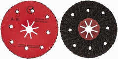 Value Collection - 7" Diam 7/8" Hole 16 Grit Fiber Disc - Very Coarse Grade, Aluminum Oxide, 8,000 Max RPM - Industrial Tool & Supply
