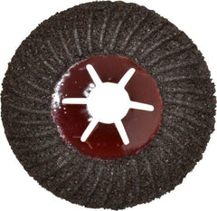 Value Collection - 4-1/2" Diam 7/8" Hole 24 Grit Fiber Disc - Very Coarse Grade, Silicon Carbide, 12,000 Max RPM - Industrial Tool & Supply
