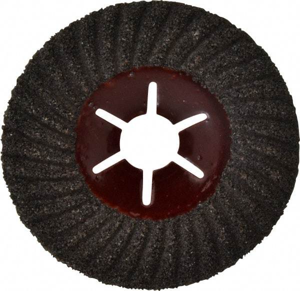 Value Collection - 4-1/2" Diam 7/8" Hole 36 Grit Fiber Disc - Very Coarse Grade, Silicon Carbide, 13,300 Max RPM - Industrial Tool & Supply
