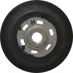 Made in USA - 4" Diam Disc Backing Ribbed Backing Pad - Hard Density, 13,500 RPM - Industrial Tool & Supply
