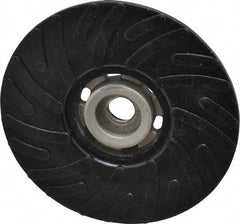 Made in USA - 5" Diam Disc Backing Ribbed Backing Pad - Medium Density, 13,000 RPM - Industrial Tool & Supply