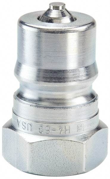 Parker - 1-5/16-12 SAE ORB Steel Hydraulic Hose Female Straight Thread Nipple - 2,000 psi - Industrial Tool & Supply