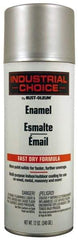 Rust-Oleum - Dull Aluminum, Enamel Spray Paint - 8 to 12 Sq Ft per Can, 12 oz Container - Industrial Tool & Supply