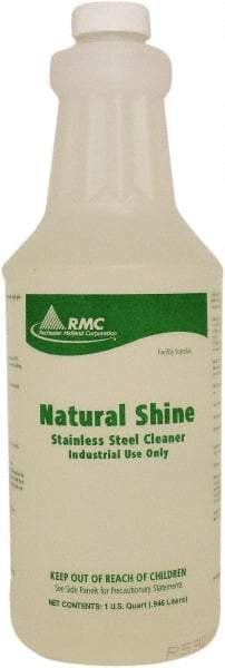 Rochester Midland Corporation - 1 Quart Liquid Metal Cleaner - Mild Scent, Bottle - Industrial Tool & Supply