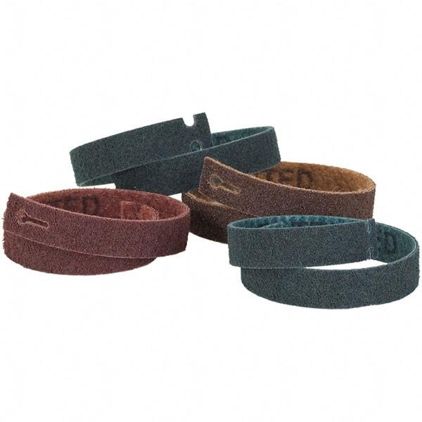 WALTER Surface Technologies - 1-3/16" Wide x 25" OAL, Aluminum Oxide Abrasive Belt - Aluminum Oxide, Coarse, Nonwoven - Industrial Tool & Supply