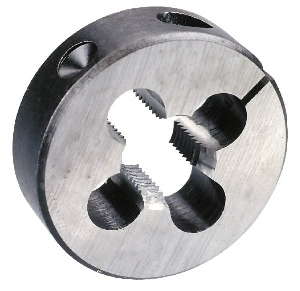 Cle-Line - #8-36 UNF High Speed Steel Round Adjustable Die - Industrial Tool & Supply