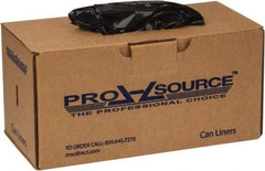 PRO-SOURCE - 1.55 mil Thick, Heavy-Duty Trash Bags - 39" Wide x 46" High, Black - Industrial Tool & Supply